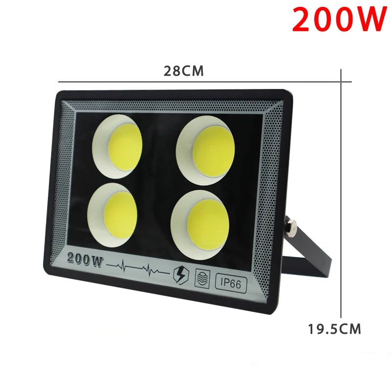 LED floodlight IP65 waterproof outdoor garden and street lamp