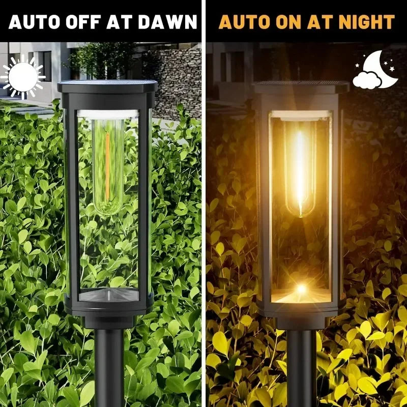 Solar LED Pathway Lights Waterproof  for Garden & Driveway Paths