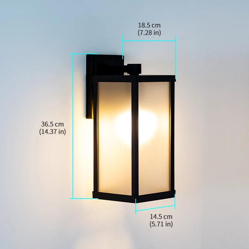 Vintage Waterproof LED Outdoor Wall Light for Porch & Garden Decor