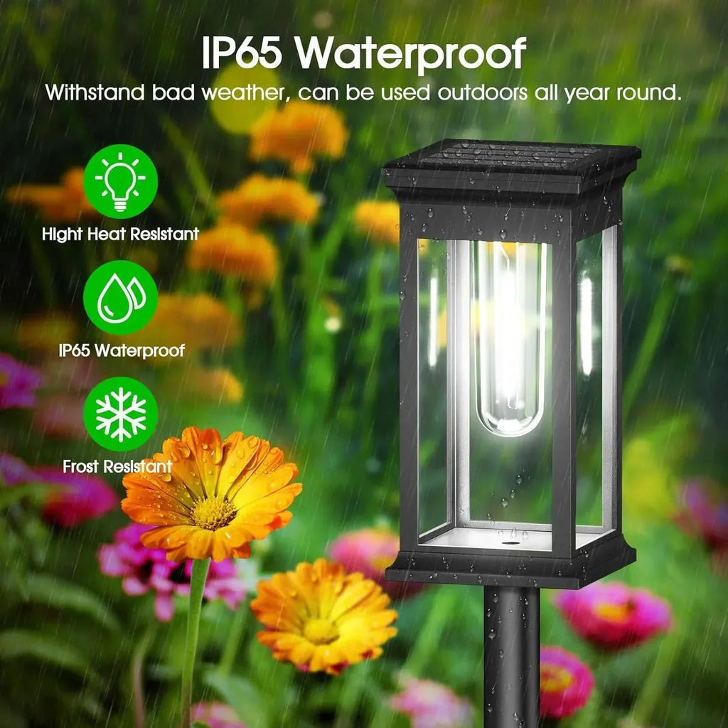 Solar LED Pathway Lights Waterproof  for Garden & Driveway Paths