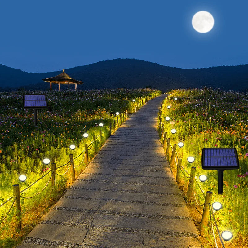 Outdoor Solar Lights Pathway Patio Lawn Ground Lamp IP65 Waterproof Landscape Spotlights