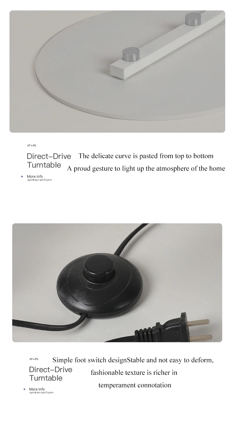 Nordic Modern Arc Shape Floor Lamp Led Dimmable Remote Control Standing Light For Living Room Bedroom Sofa Study Decor Lighting