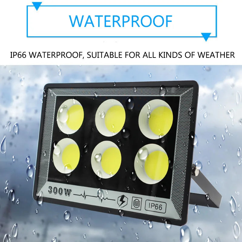 LED floodlight IP65 waterproof outdoor garden and street lamp