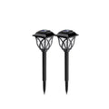 LED Solar Lawn Lights Outdoor Waterproof Warm Light 2 Pack