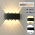 LED Wall Sconces Modern Lamp, White Up Down Wall Mount Lights for Living Room Hallway Bedroom Decor