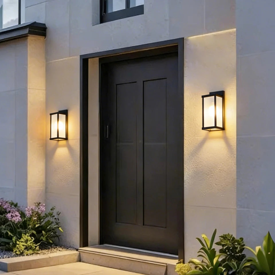 Vintage Waterproof LED Outdoor Wall Light for Porch & Garden Decor