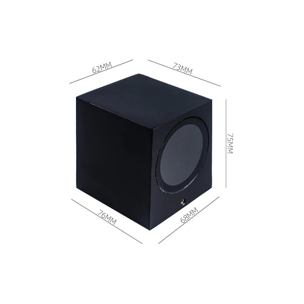 Modern IP65 Up & Down GU10 LED Wall Light for Outdoor Spaces