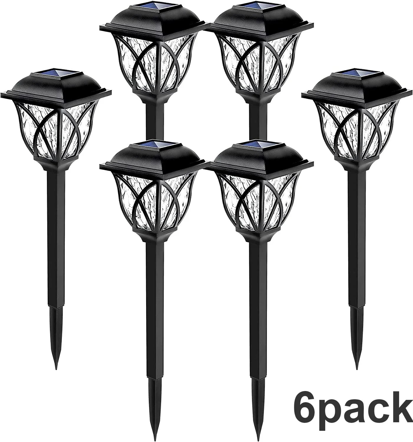 Solar Yard Lights Outdoor Waterproof LED Pathway Lights 1-10 Pack