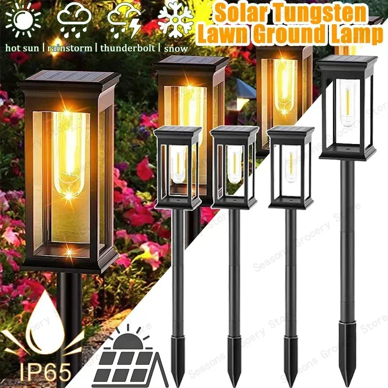 Solar LED Pathway Lights Waterproof  for Garden & Driveway Paths