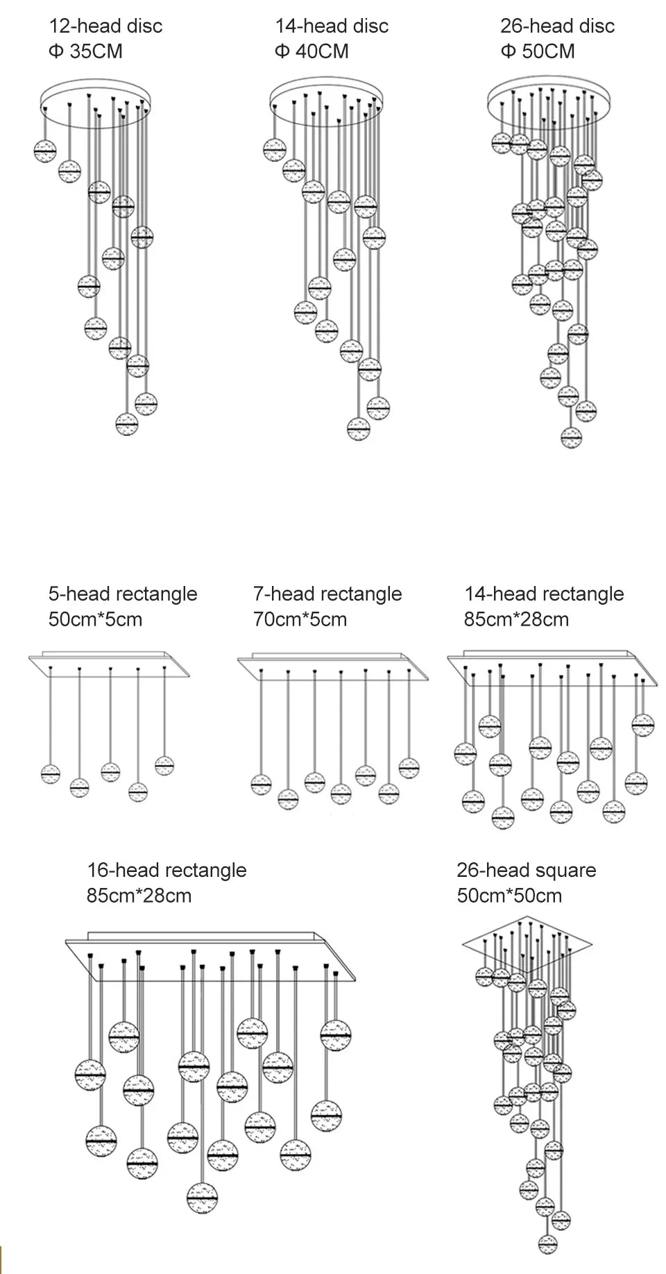 Modern spiral crystal LED chandelier cascading down a luxury staircase in a contemporary home.