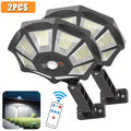 Solar flood light outdoor 168LED motion sensor IP65 waterproof