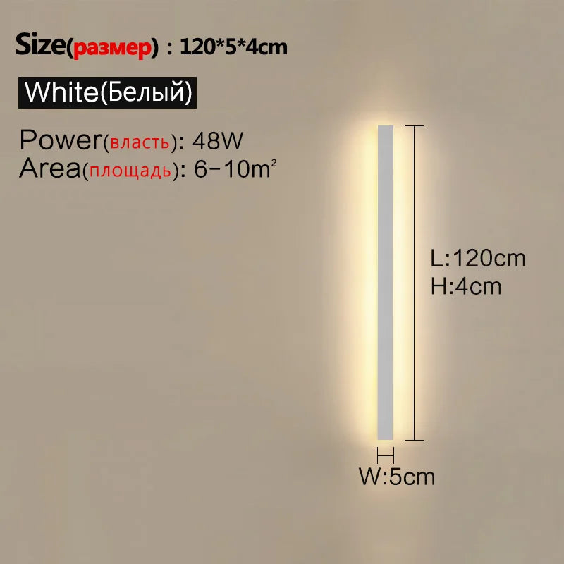 Modern Waterproof LED Wall Light for Indoor & Outdoor Home Decor