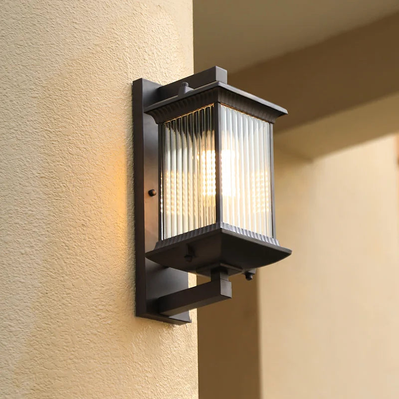 Vintage Waterproof LED Outdoor Wall Light for Porch & Garden Decor