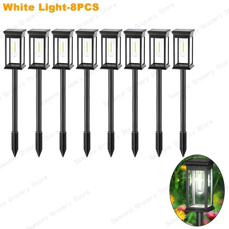 Solar LED Pathway Lights Waterproof  for Garden & Driveway Paths