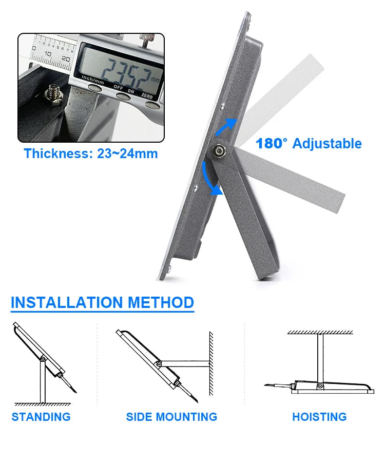 LED floodlight outdoor IP66 waterproof garden and street light