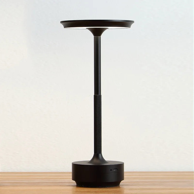 LED Touch Desk Lamp Rechargeable Aluminum Alloy Dimmable Night Light