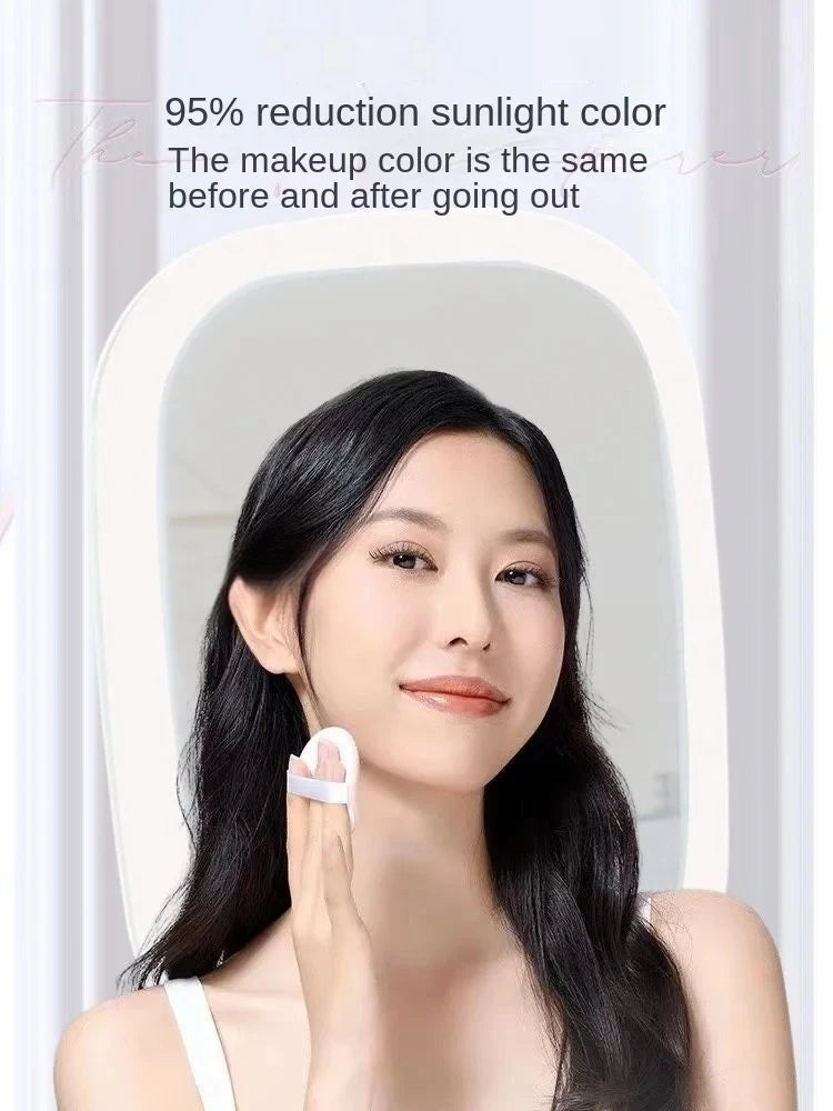 Rechargeable LED Vanity Mirror 3 Color Dimmable Touch Makeup Mirror