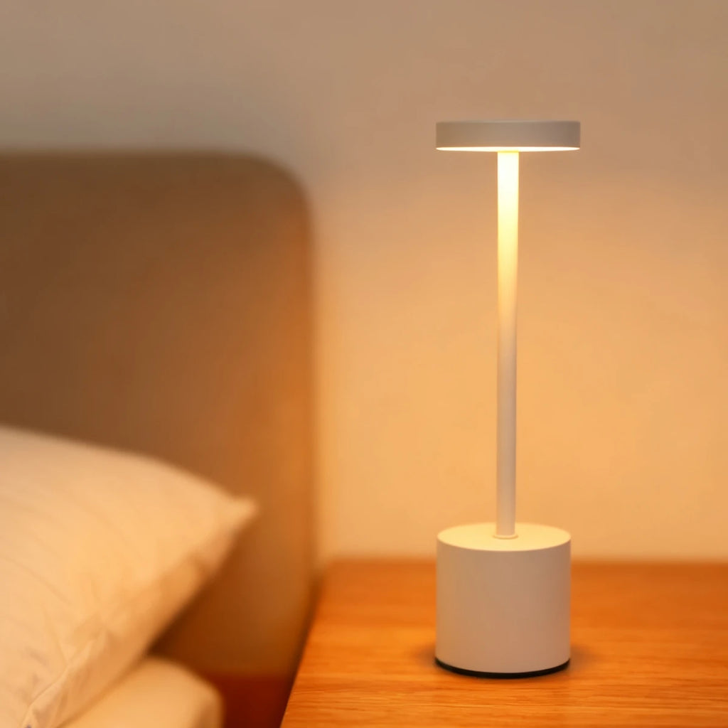 LED Ambient Desk Lamp USB Rechargeable Touch Dimmable Night Light
