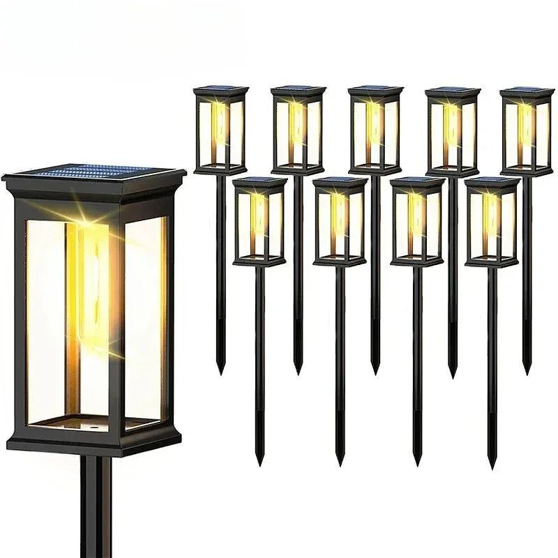 Solar LED Pathway Lights Waterproof  for Garden & Driveway Paths