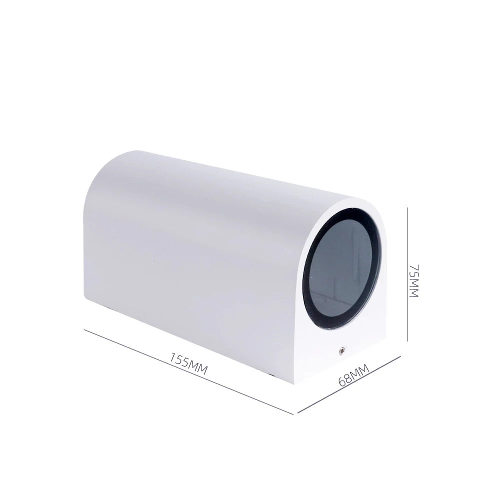 Modern IP65 Up & Down GU10 LED Wall Light for Outdoor Spaces