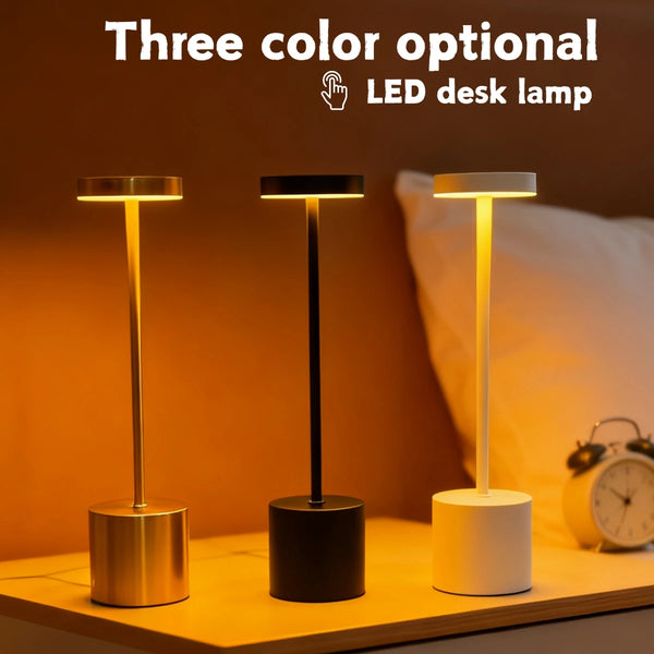 Rechargeable LED Night light Touch Table Lamp Writing Lamp Bedside Creative Ambient Lights Bar Outdoor Decoration Night Lighting