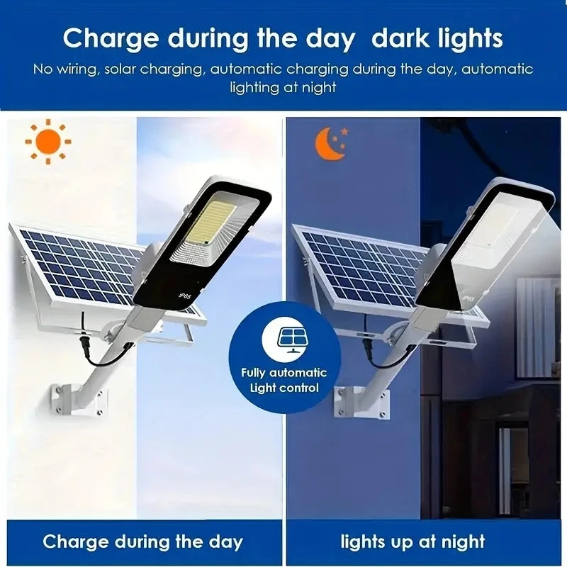 Solar Street Light Motion Sensor IP65 Waterproof 357 LED Outdoor