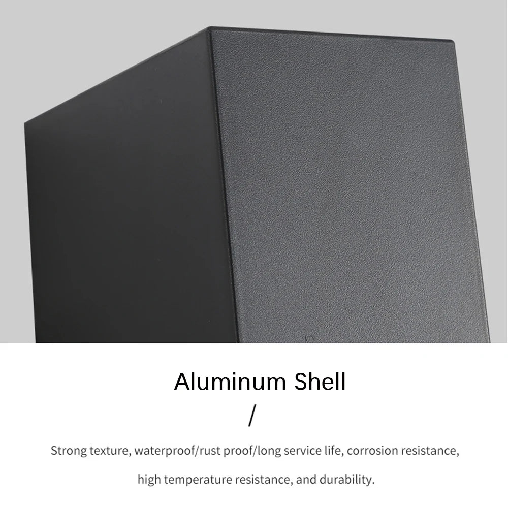 Modern IP65 Up & Down GU10 LED Wall Light for Outdoor Spaces