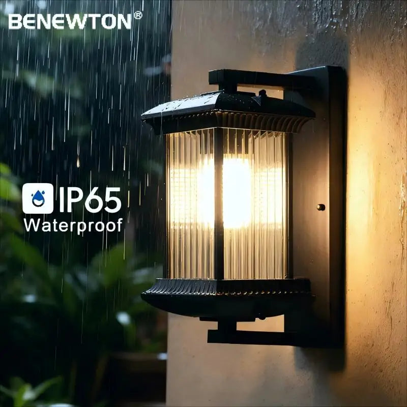 Vintage Waterproof LED Outdoor Wall Light for Porch & Garden Decor