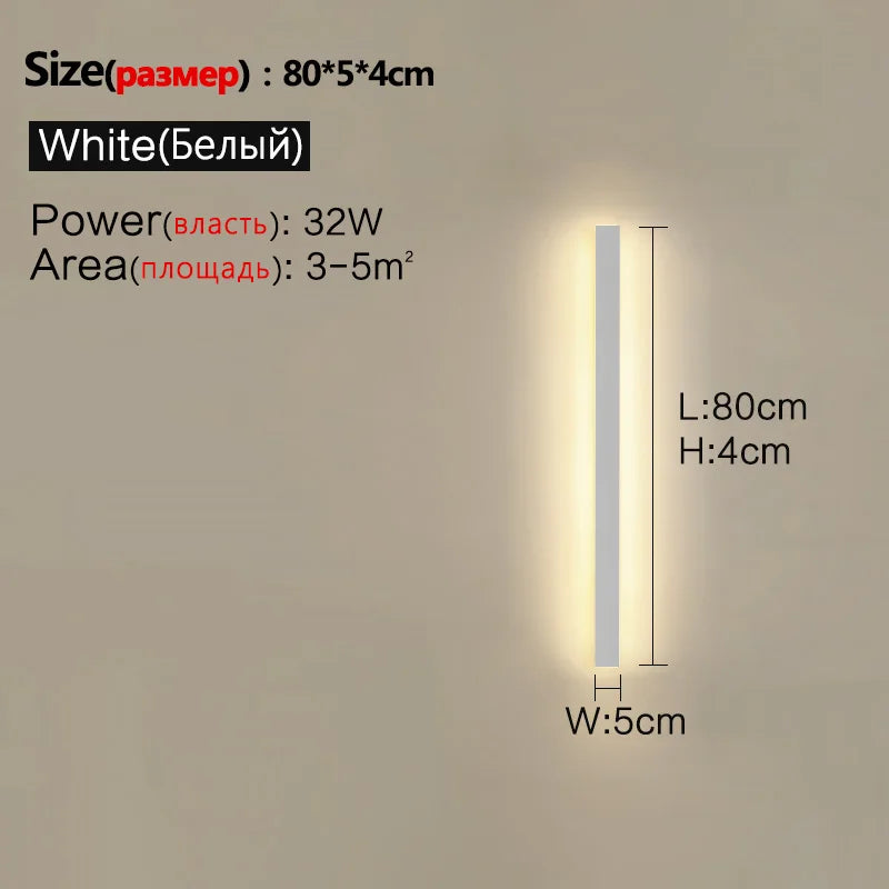 Modern Waterproof LED Wall Light for Indoor & Outdoor Home Decor