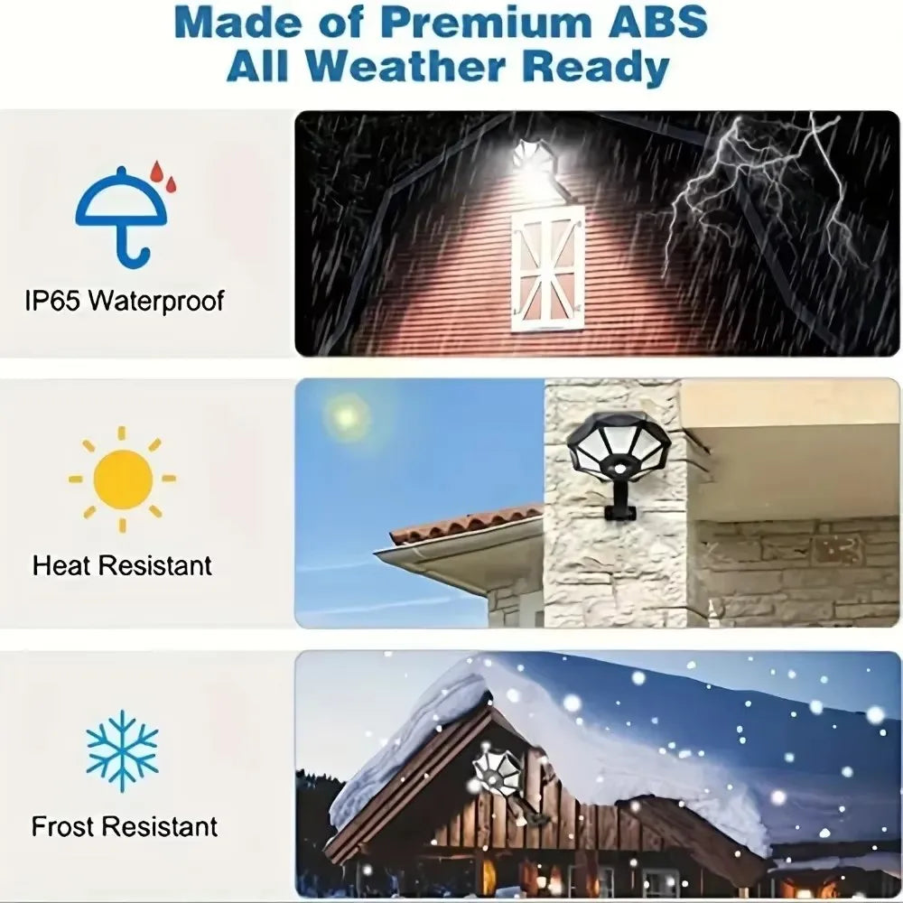 Solar flood light outdoor 168LED motion sensor IP65 waterproof