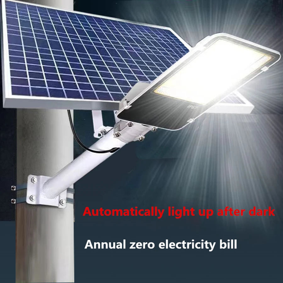 Solar Street Light Motion Sensor IP65 Waterproof 357 LED Outdoor