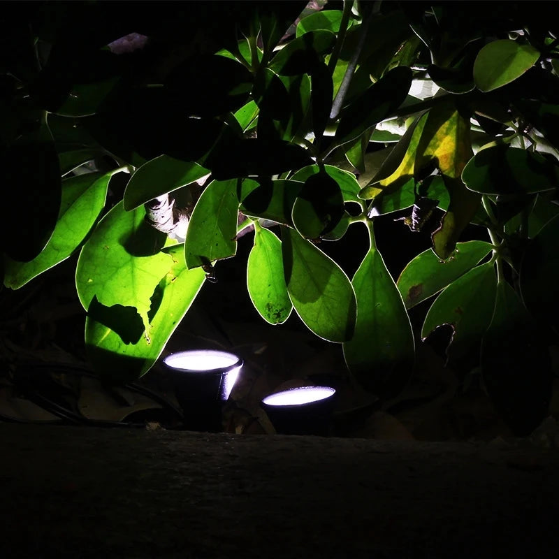 Outdoor Solar Lights Pathway Patio Lawn Ground Lamp IP65 Waterproof Landscape Spotlights