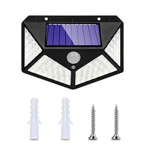 Solar Motion Sensor Security Light 100 LED Outdoor Waterproof PIR