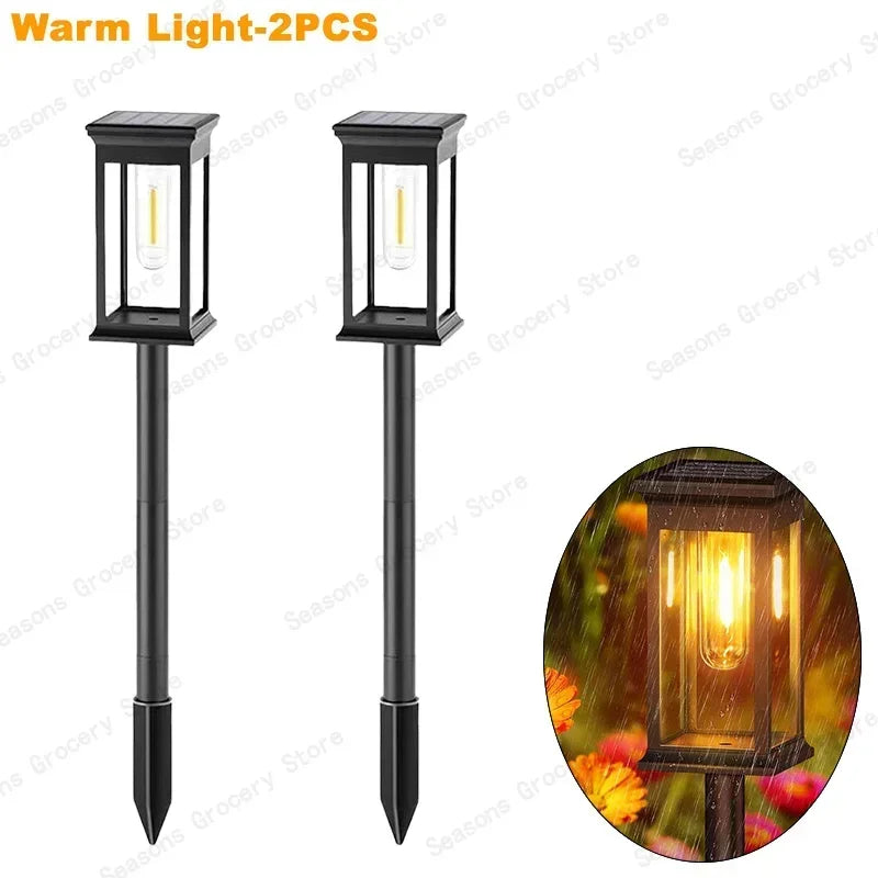 Solar LED Pathway Lights Waterproof  for Garden & Driveway Paths
