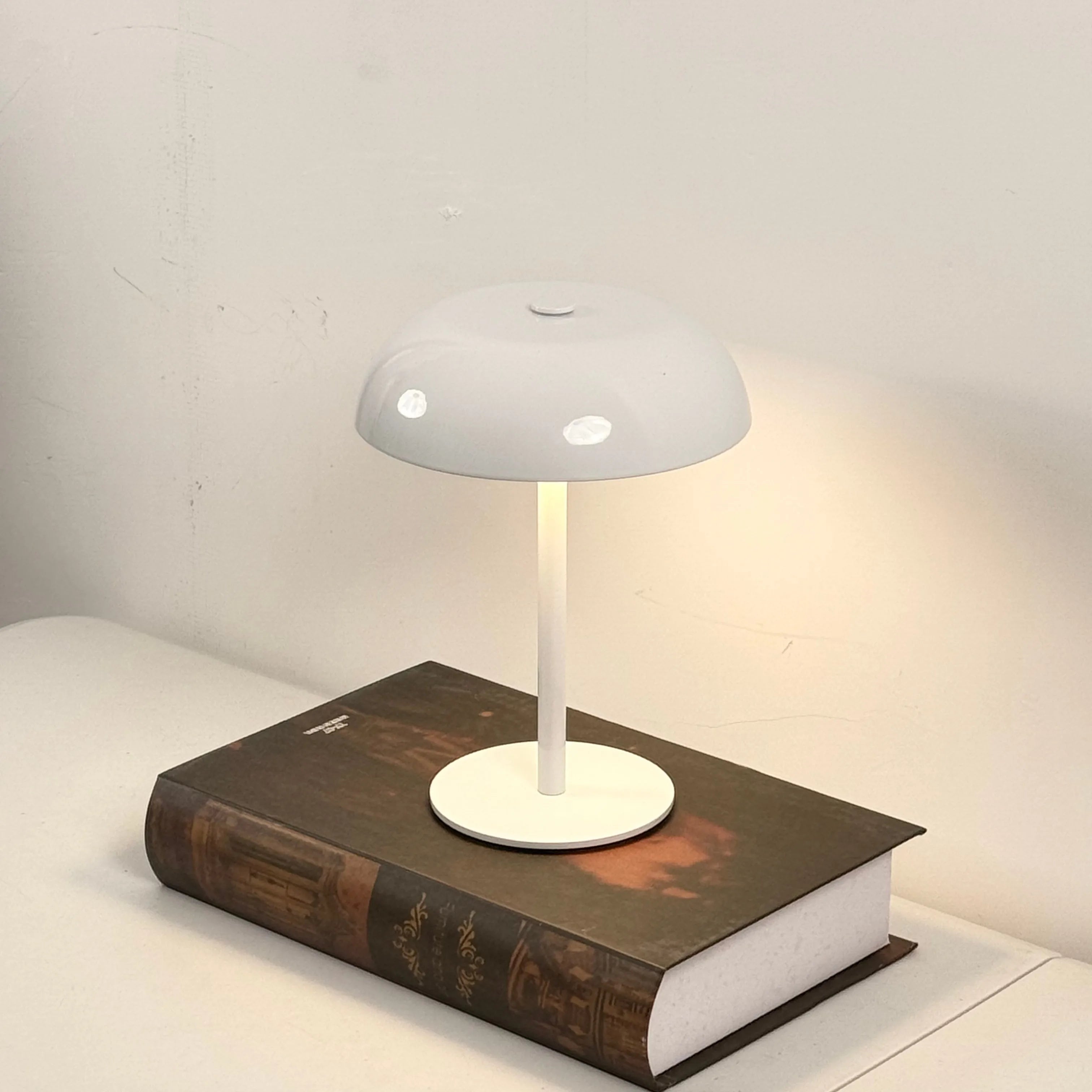 Mushroom Table Lamp Touch Control Dimmable LED Rechargeable