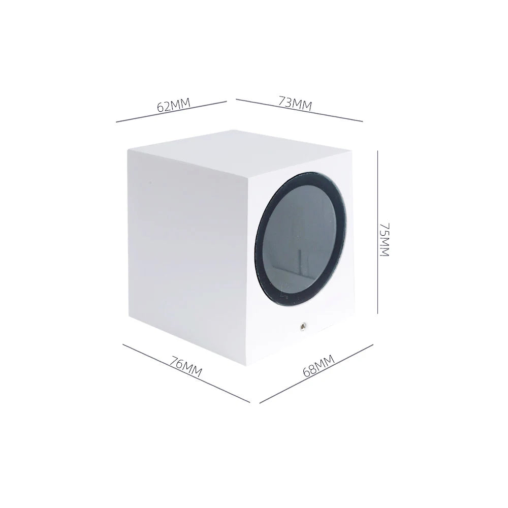 Modern IP65 Up & Down GU10 LED Wall Light for Outdoor Spaces