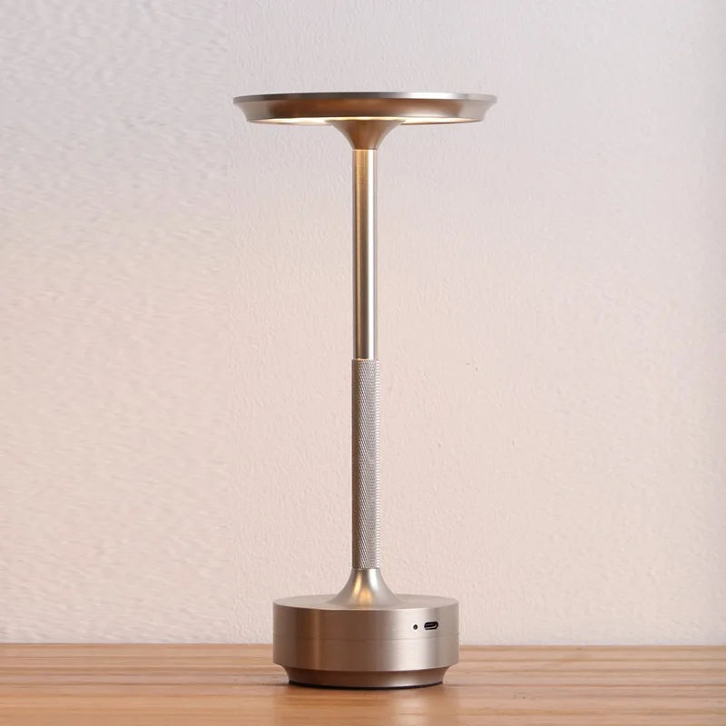 LED Touch Desk Lamp Rechargeable Aluminum Alloy Dimmable Night Light