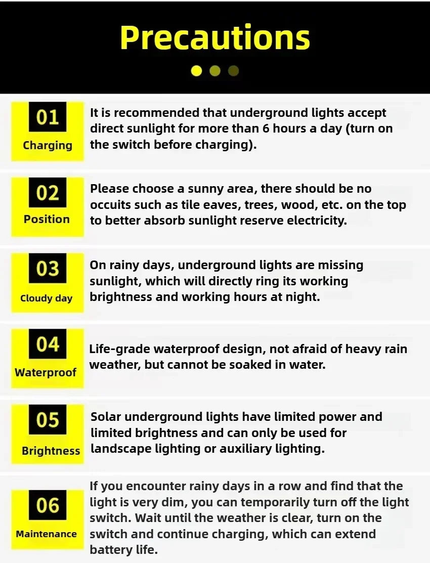 Solar LED Pathway Lights Waterproof  for Garden & Driveway Paths