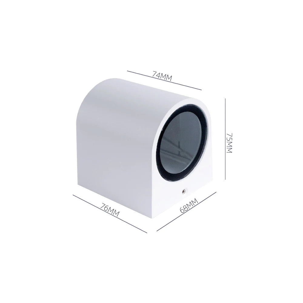 Modern IP65 Up & Down GU10 LED Wall Light for Outdoor Spaces