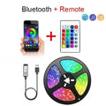 RGB LED Strip Lights USB 5V App Control Music Sync Room Decor