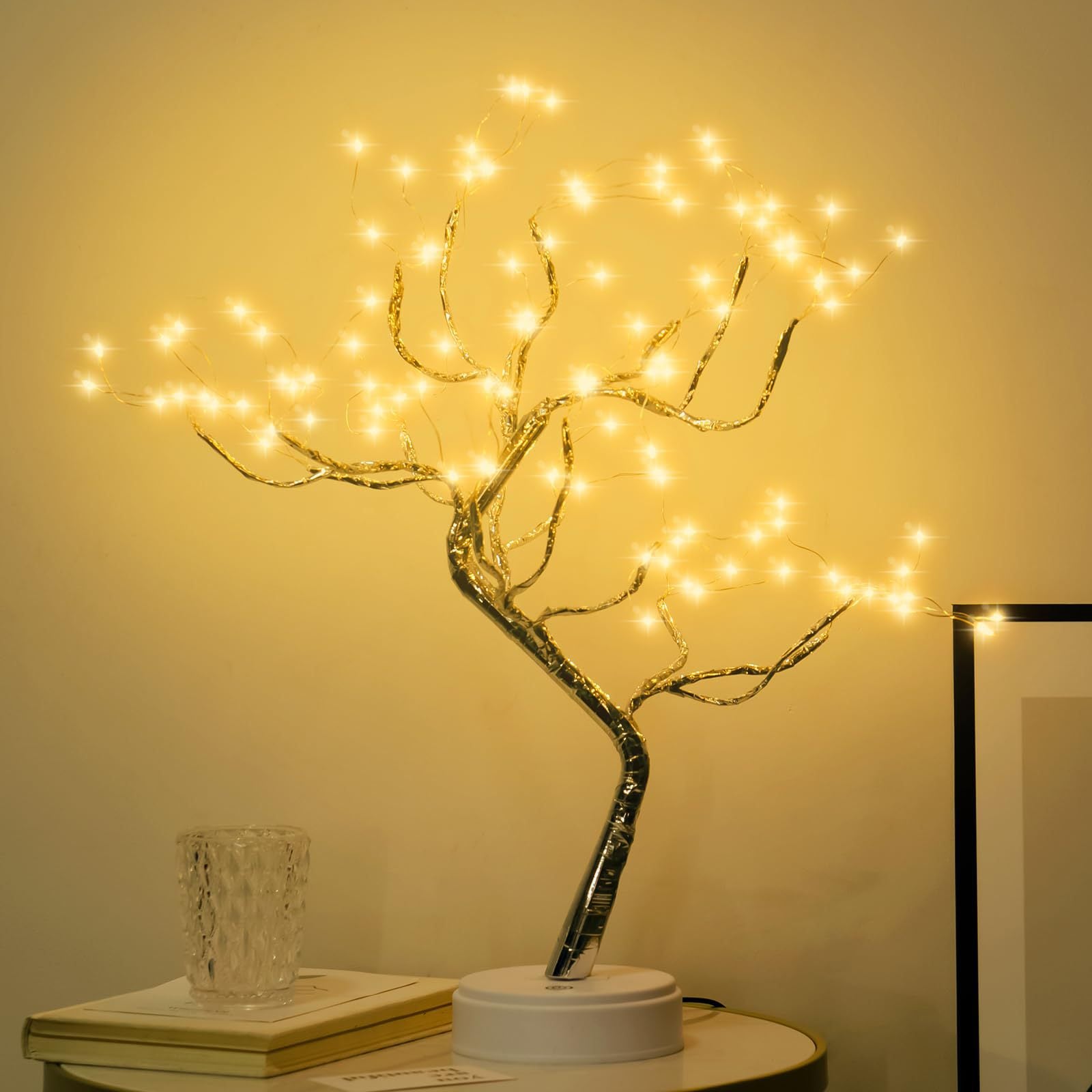 Glowing Pearl Tree Lamp LED Decorative Night Light Table Lamp
