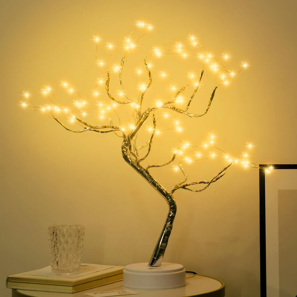 Glowing Pearl Tree Lamp LED Decorative Night Light Table Lamp