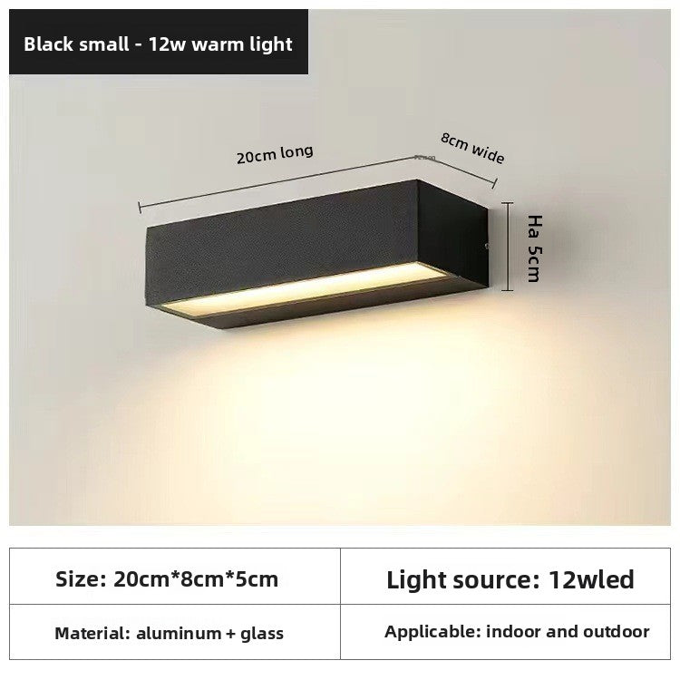 Minimalist Wall Lamp Bedroom Long LED Wall Light Modern Decor