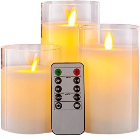 LED Candle Light Flickering Flameless Decorative Night Light