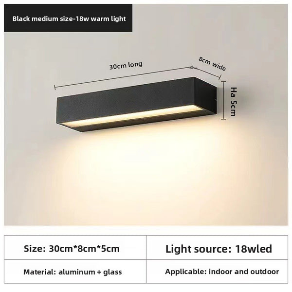 Minimalist Wall Lamp Bedroom Long LED Wall Light Modern Decor