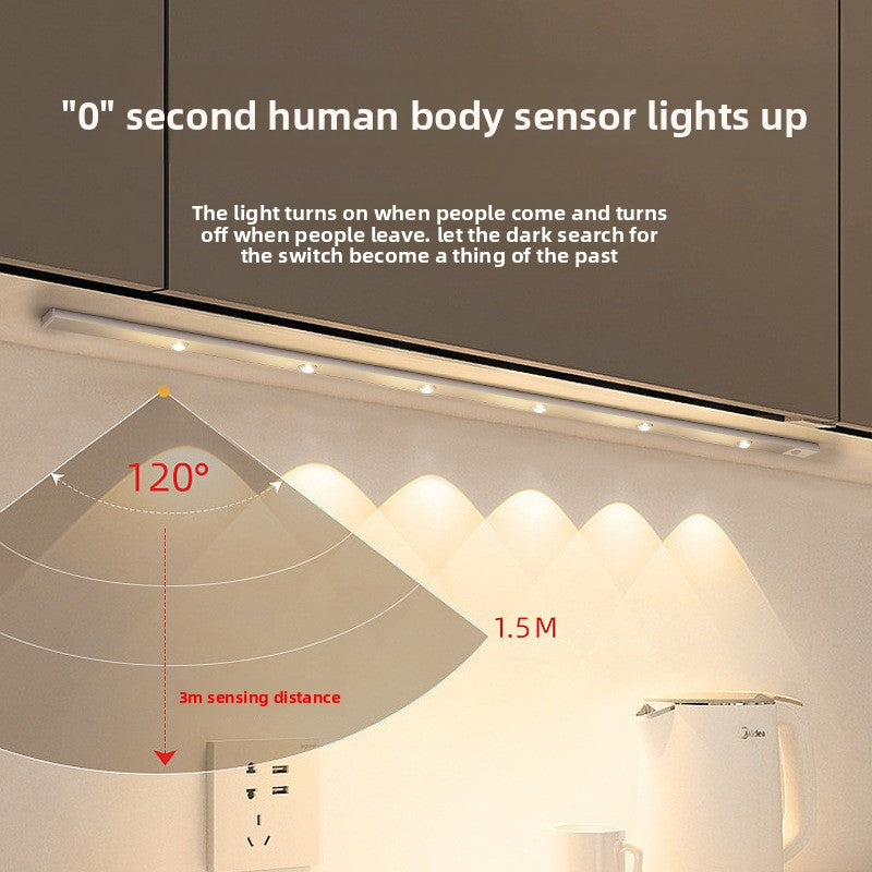 Motion Sensor LED Light Smart Auto On Off Night Light Indoor